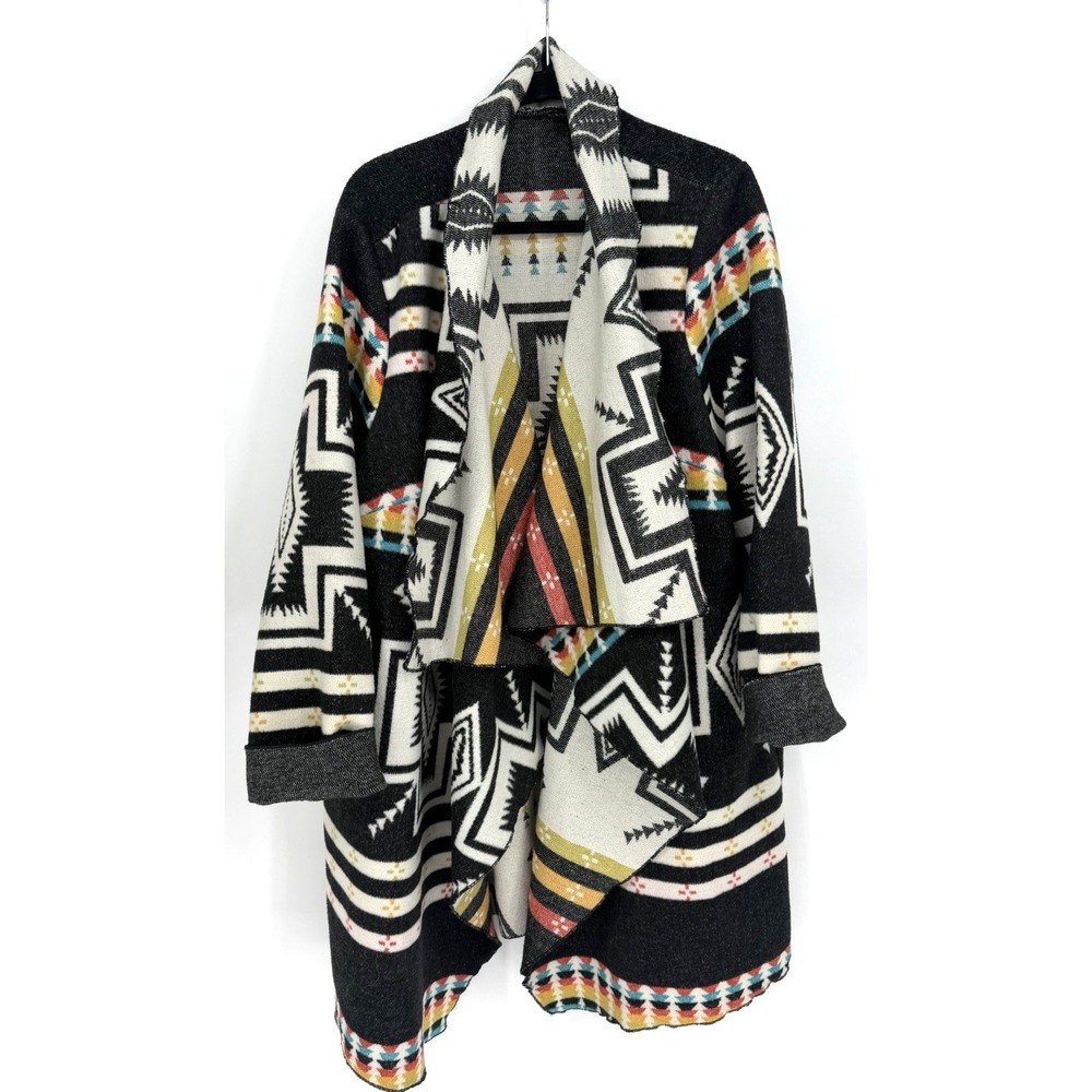 Lane Bryant Western Aztec Navajo Blanket Coat Jacket Womens 22/24 Native Boho
